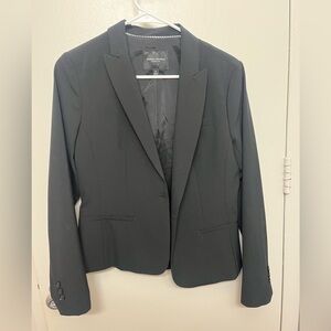 Banana Republic classic fit blazer in black